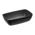 APS FROSTFIRE Black & Silver Non-Stick Bowl GN 1/4 265x162mm - Image 1