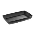 APS FROSTFIRE Black & Silver Non-Stick Bowl GN 1/1 530x325mm - Image 1