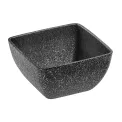 APS FROSTFIRE Black & Silver Non-Stick Bowl 125x125mm - Image 1