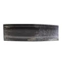 APS UMI Rectangular Tray/Sushi Board Black 410x130mm - Image 1