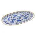 APS FLORYN Melamine Tray White & Blue GN 1/1 530x325mm - Image 1