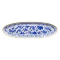 APS FLORYN Melamine Tray White & Blue GN 2/4 530x162mm - Image 1