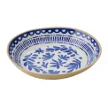 APS FLORYN Melamine Bowl White & Blue 330mm - Image 1
