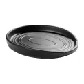 APS OVANA Melamine Cutlery Tray Black 160x120mm - Image 1