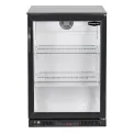 Sterling Pro Green Single Door Outdoor Bottle Cooler Black SP1LO-OUT-BK - Image 1