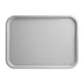 Kristallon Plastic Fast Food Tray Grey Large - Image 1