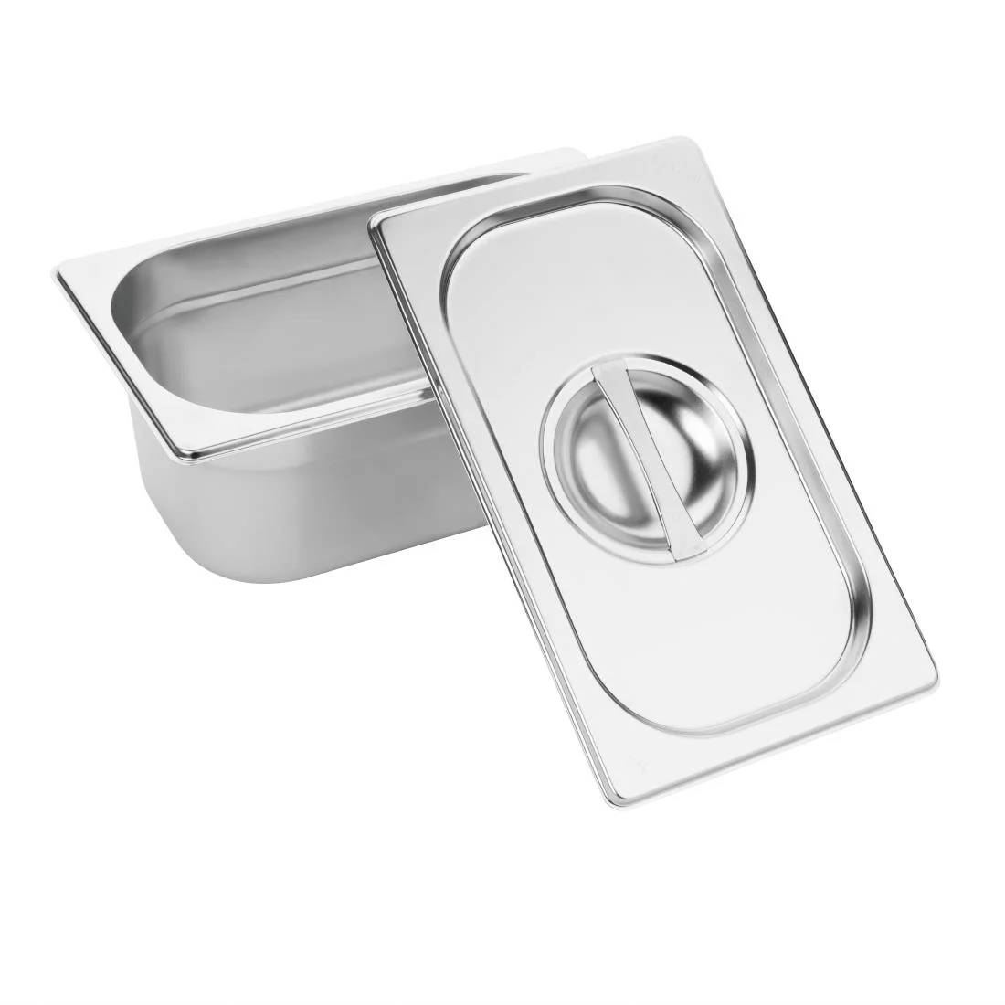 Set of 6 Vogue Gastronorm Pans & Lids - Image 1