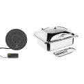 Olympia 1/2 Induction Chafer & Induction Heater Set - Image 1