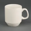 Olympia Ivory Stacking Mugs 285ml 10oz - Image 1