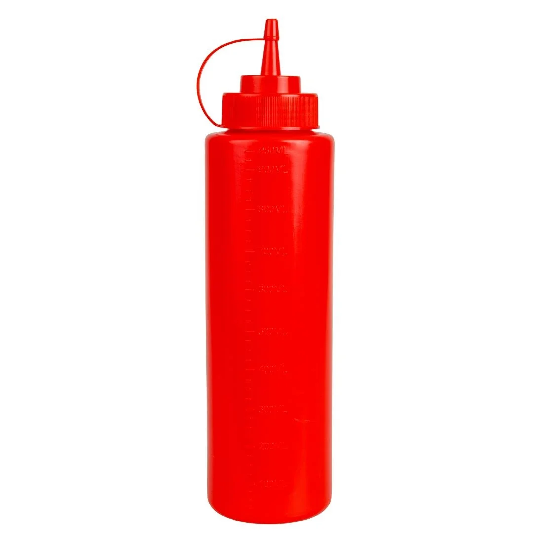 Vogue Red Squeeze Sauce Bottle 35oz - Image 1