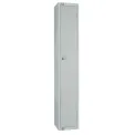 Elite Single Door Manual Combination Locker Locker Grey with Sloping Top - Image 1