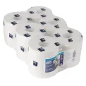 Tork Centrefeed Wiper Dispenser Refill White 6 Pack - Image 2