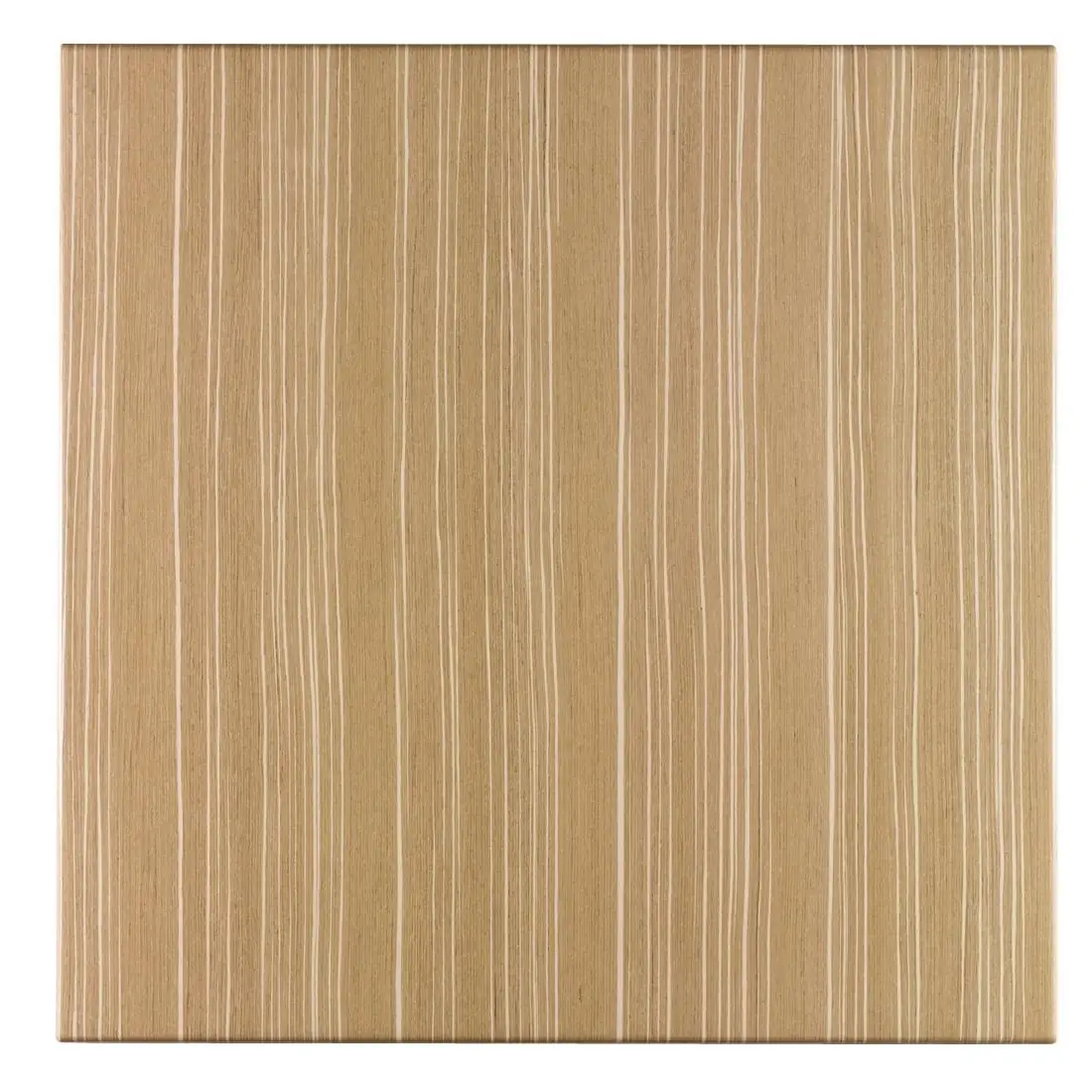 Werzalit Pre-drilled Square Table Top Safari Biege 600mm