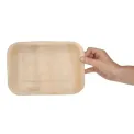 Fiesta Compostable Deep Palm Leaf Plates Rectangular 250mm (Pack of 100) - Image 5