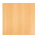 Bolero Pre-drilled Square Tabletop Beech Effect 600mm - Image 1