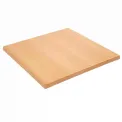 Bolero Pre-drilled Square Tabletop Beech Effect 600mm - Image 3