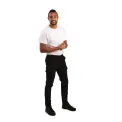 Stretch Slim Combat Trousers Black - Image 1