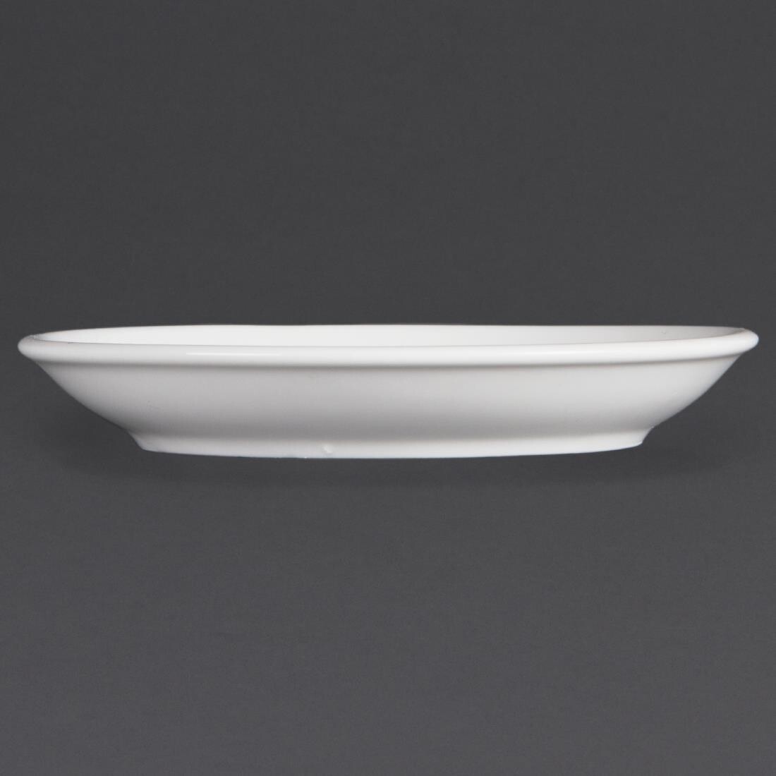 Olympia Whiteware Stacking Espresso Saucers