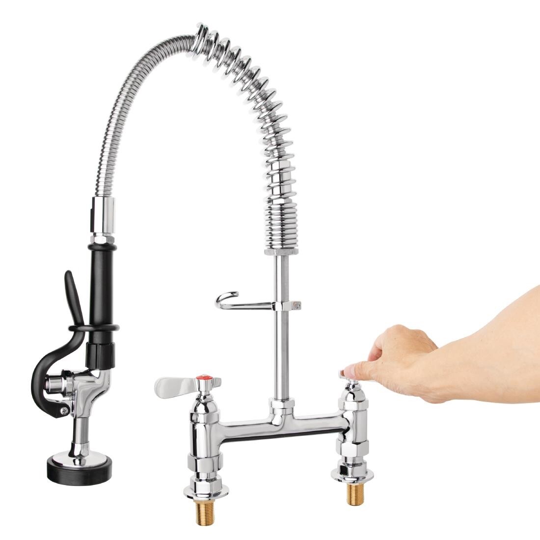 Vogue Twin Pedestal Mini Pre-Rinsers