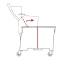Jantex Kentucky Mop Bucket Red