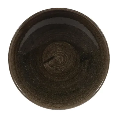 Churchill Stonecast Patina Evolve Coupe Bowls Iron Black 182mm (12 Pack)