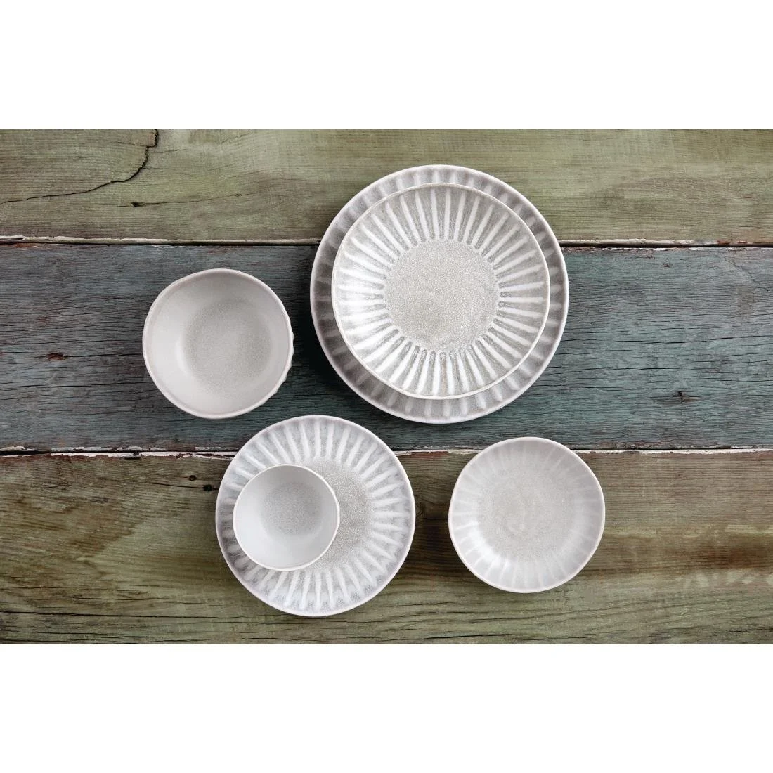 Olympia Corallite Plates Concrete Grey 280mm (6 Pack) - Image 9