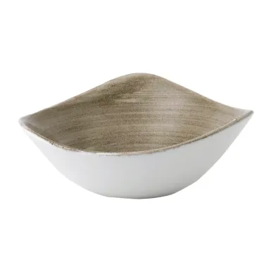 Churchill Stonecast Patina Lotus Bowls Antique Taupe 178mm (12 Pack)