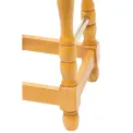 Classic Soft Oak High Bar Stool with Green Diamond Seat (Pack of 2)