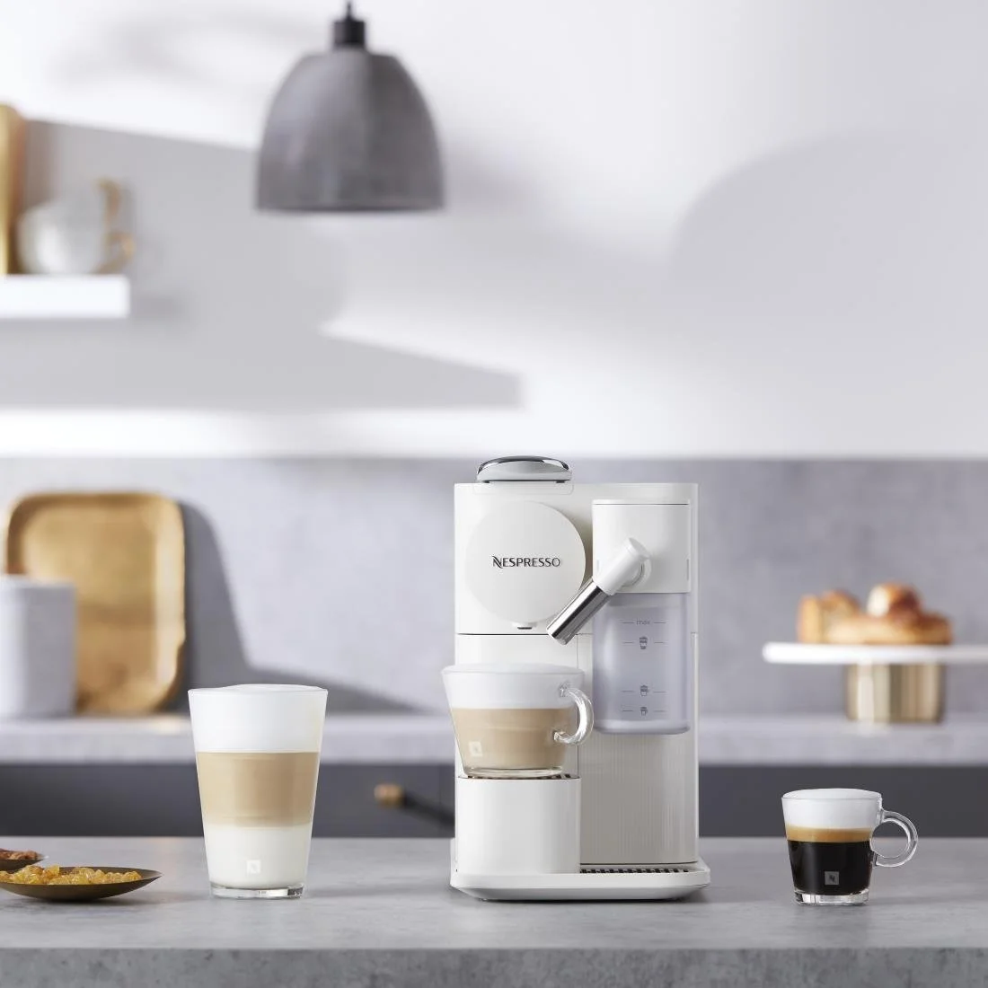 DeLonghi Nespresso Lattissima One Coffee Machine White - Image 3