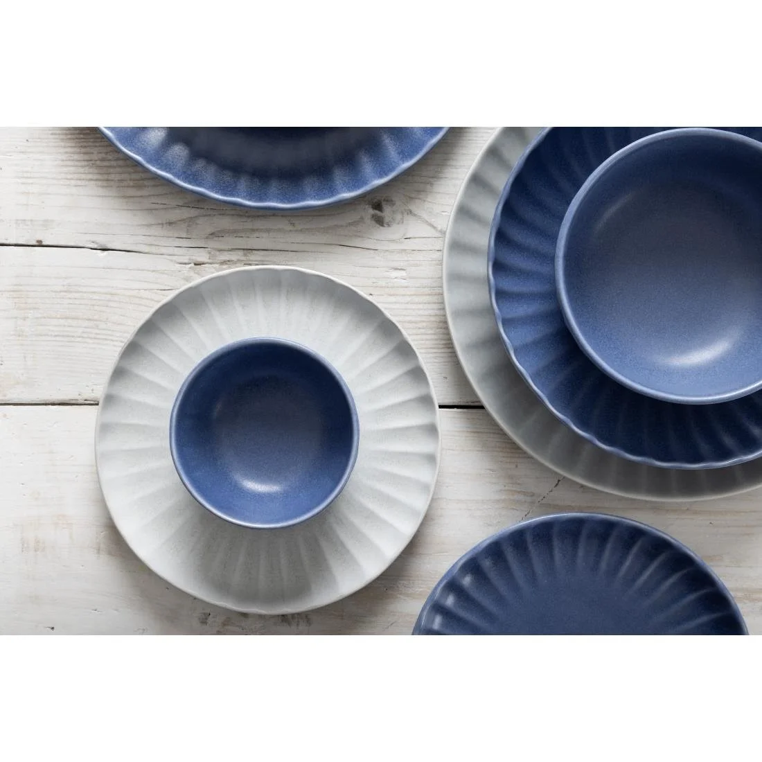 Olympia Corallite Plates Concrete Grey 205mm (6 Pack) - Image 14