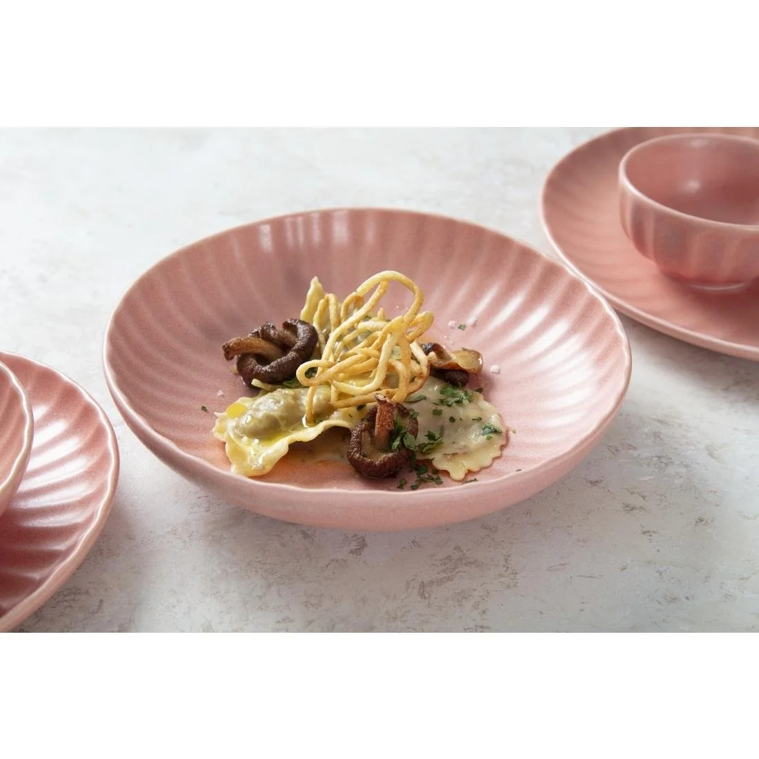 Olympia Corallite Coupe Bowls Peach 220mm (6 Pack) - Image 12
