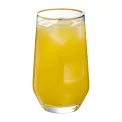 Cristal d'Arques Ultime Gold Band Hi Ball Glasses 400ml (8 Pack) - Image 3