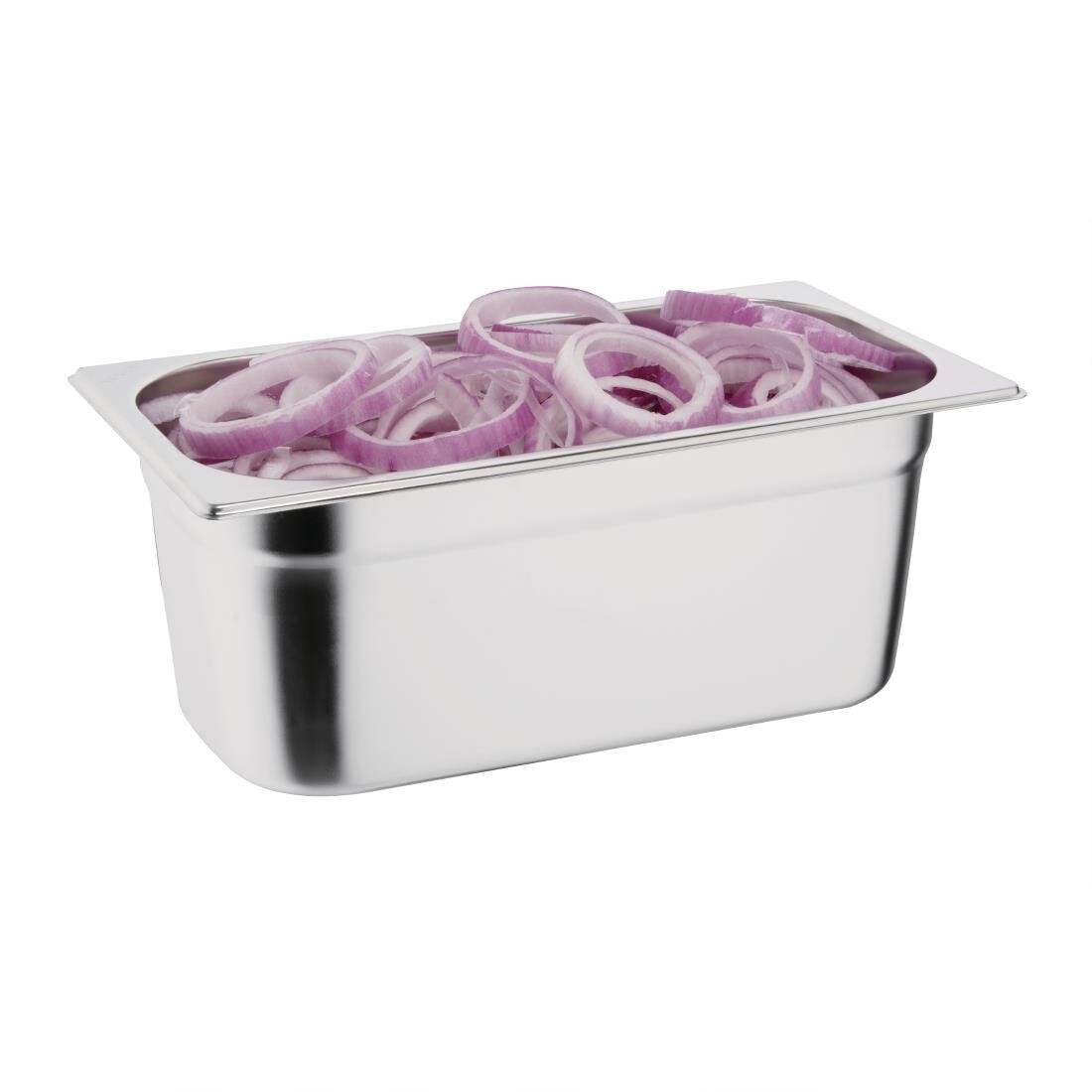 Vogue Stainless Steel 1/3 Gastronorm Pan 100mm
