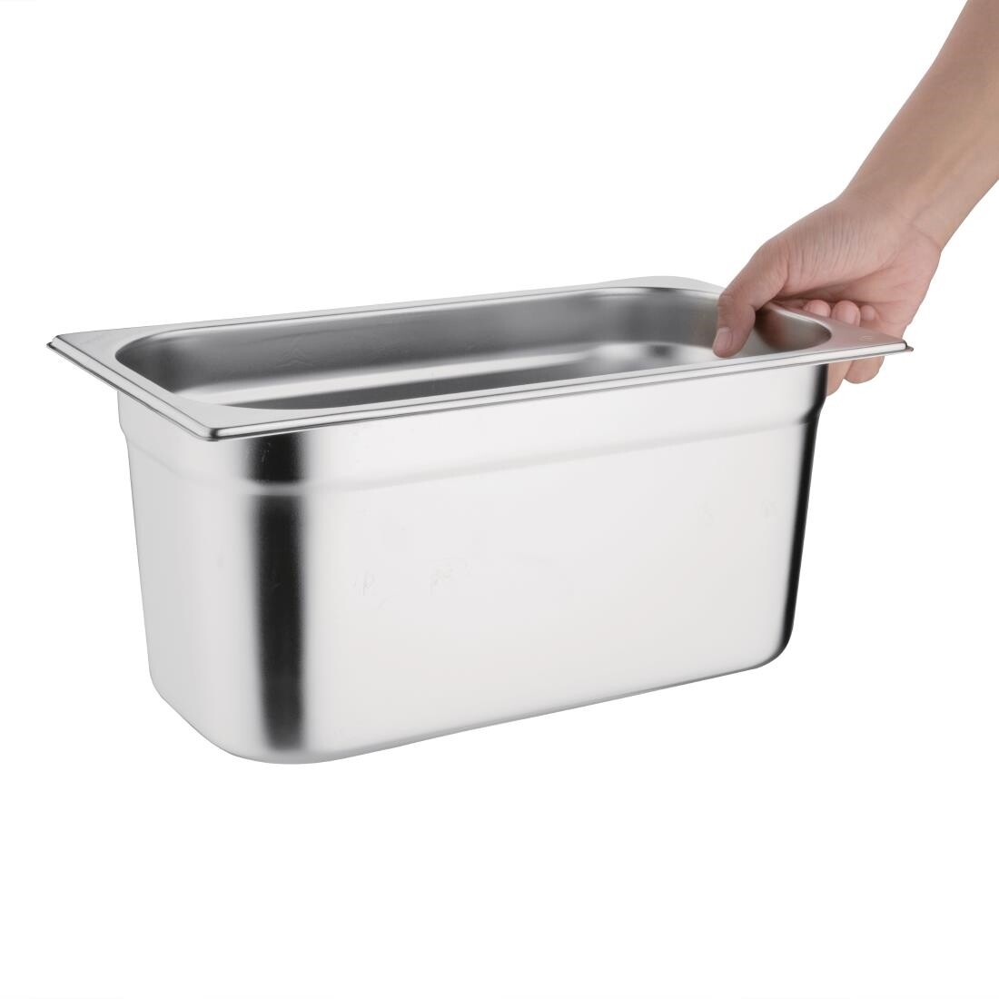 Vogue Stainless Steel 1/3 Gastronorm Pan 150mm