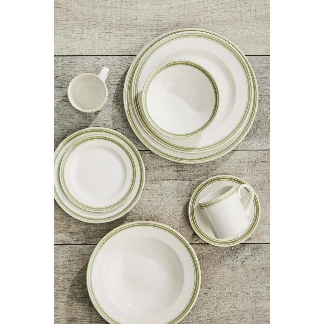 Steelite Bead Sage Plates 202mm (12 Pack) - Image 2