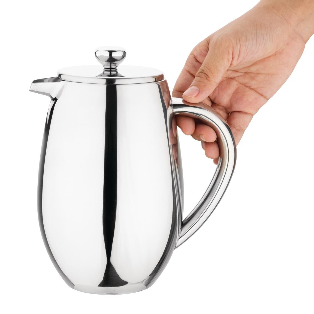 Olympia Insulated Mirror Finish Cafetiere 6 Cup