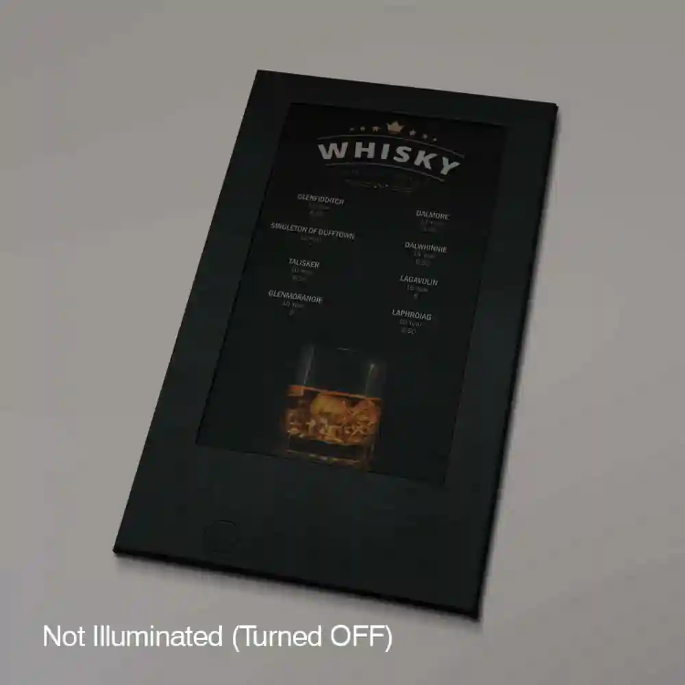Illuminated LED Menu Covers