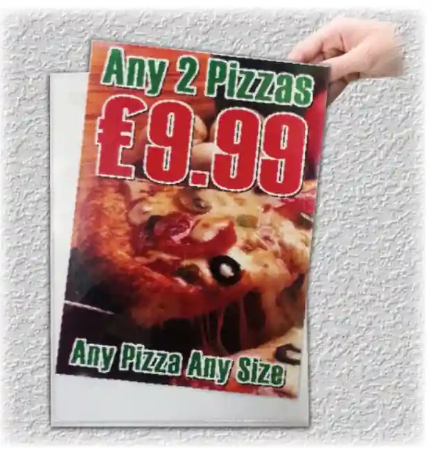 Self-Adhesive Poster Display Sleeve - Landscape