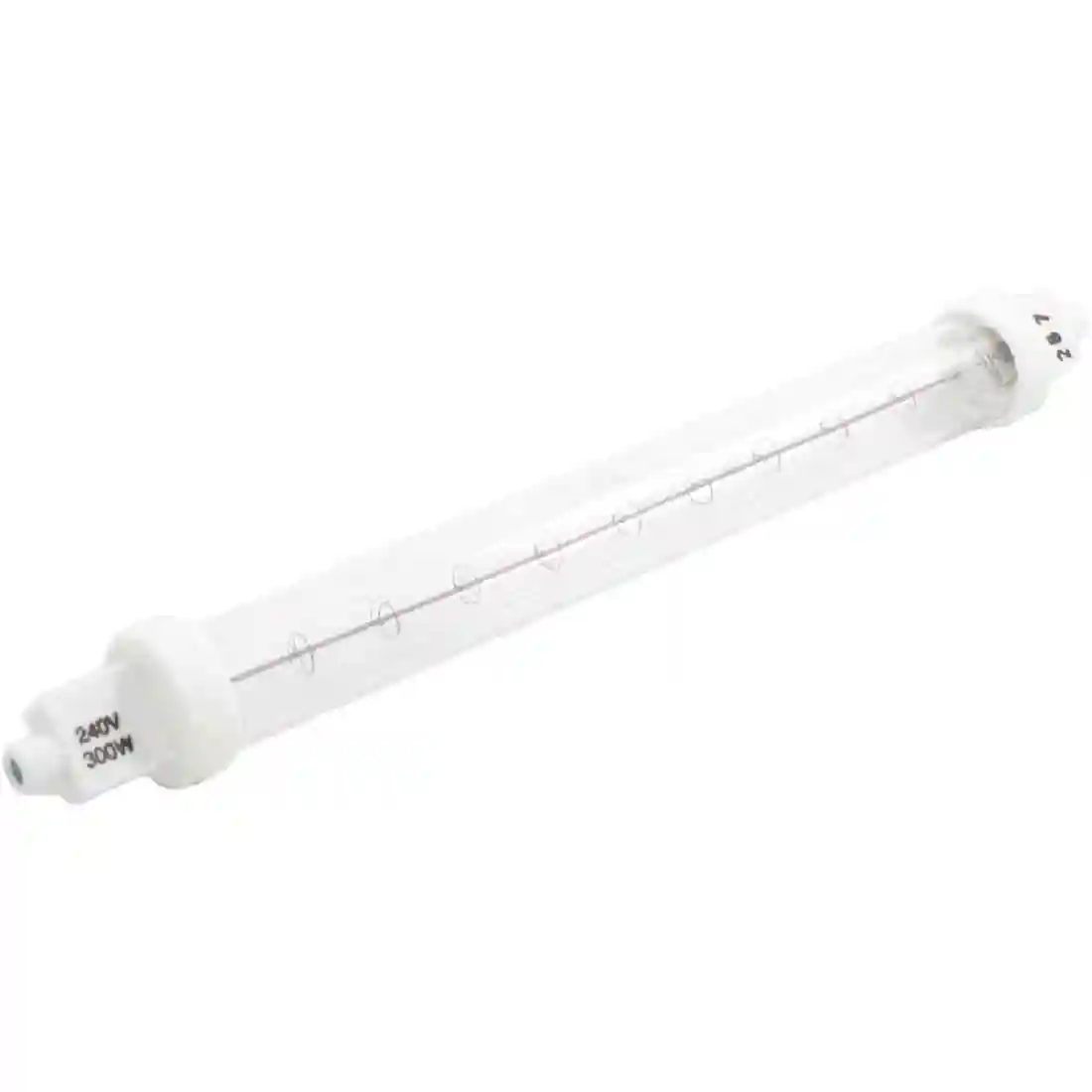 Jacketed Infrared Quartz Heat Bulb 220mm 300W