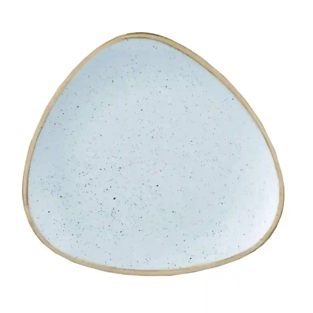 Churchill Stonecast Triangle Plate Duck Egg Blue 315mm