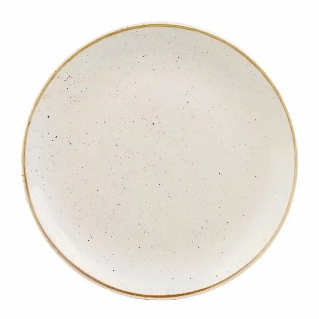Churchill Stonecast Round Coupe Plate Barley White 185mm
