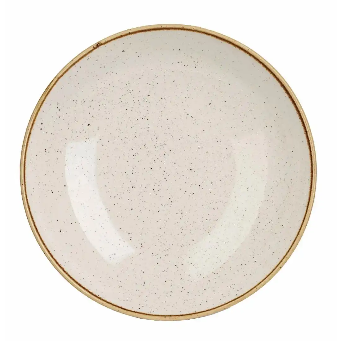 Churchill Stonecast Round Coupe Bowl Barley White 220mm