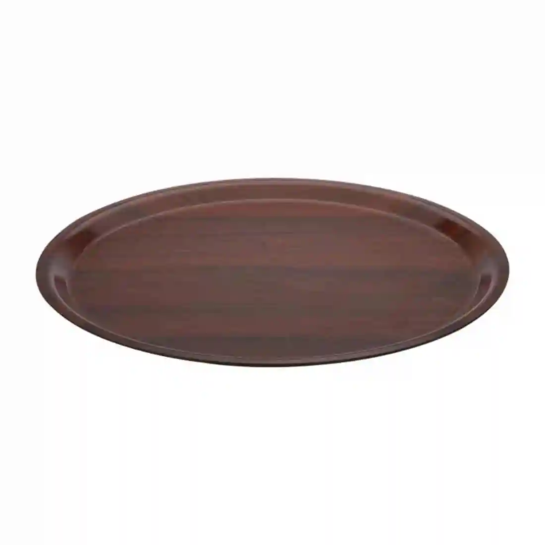 Cambro Mykonos Food Tray Walnut Round 380mm