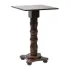 Islington Poseur Square Table Dark Wood