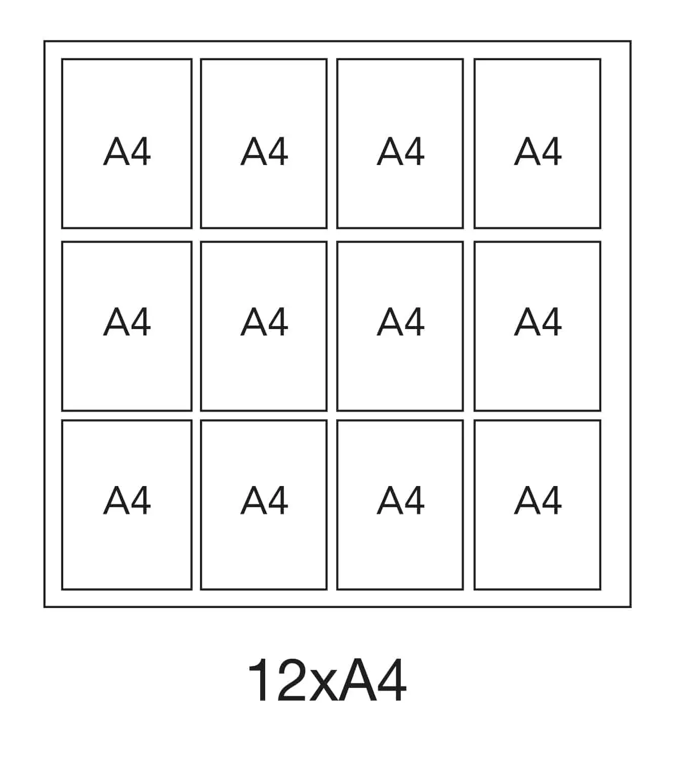 Large Wall Mounted Menu Display Case - Magnetic Dry Wipe