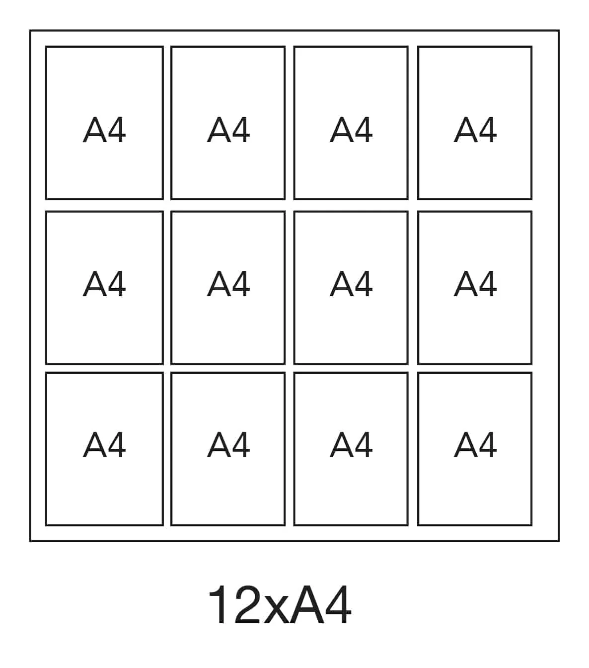 Economy Large Dry Wipe Wall Mounted Menu Display Case