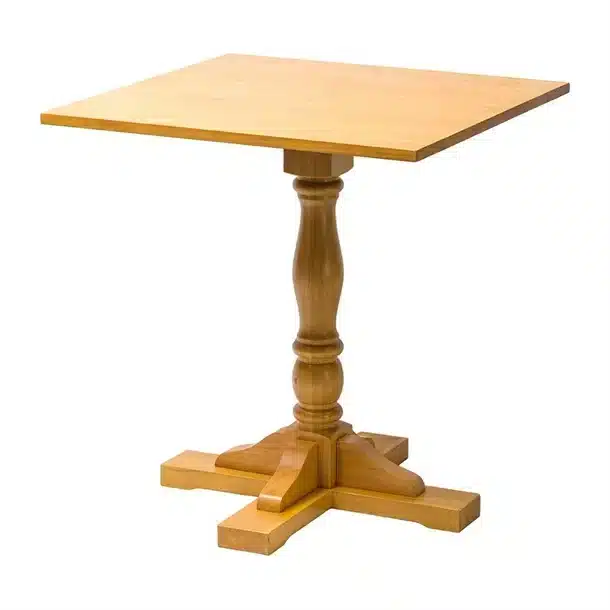 Oxford Soft Oak Pedestal Square Table