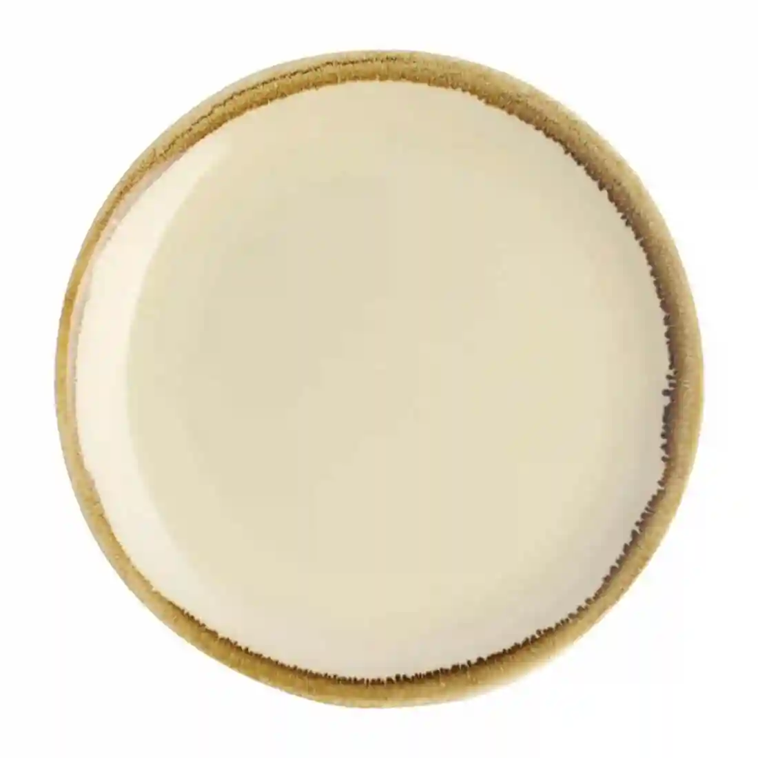 Olympia Kiln Round Coupe Plate Sandstone 230mm