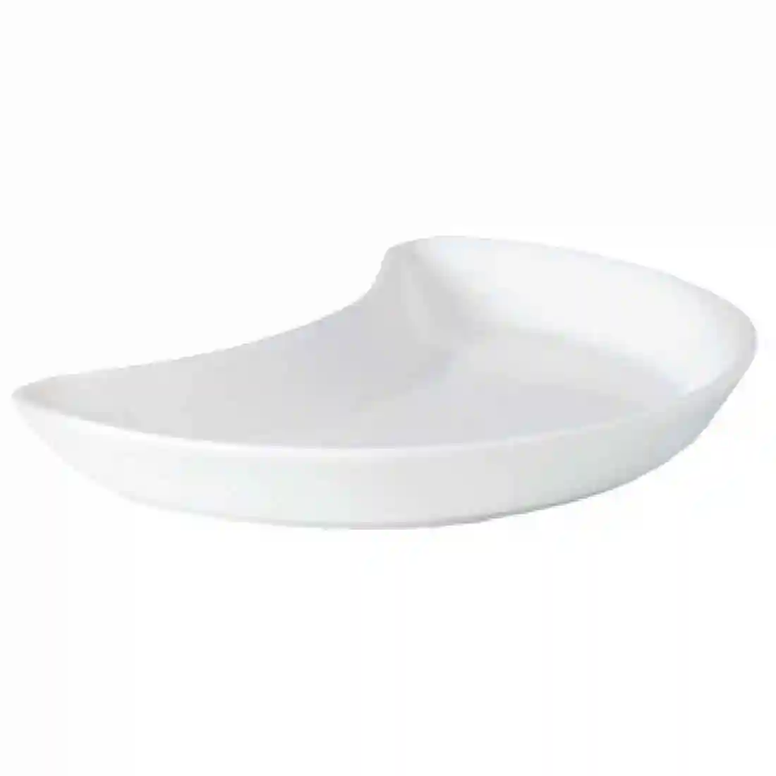 Steelite Simplicity White Crescent Salad Plates 202mm
