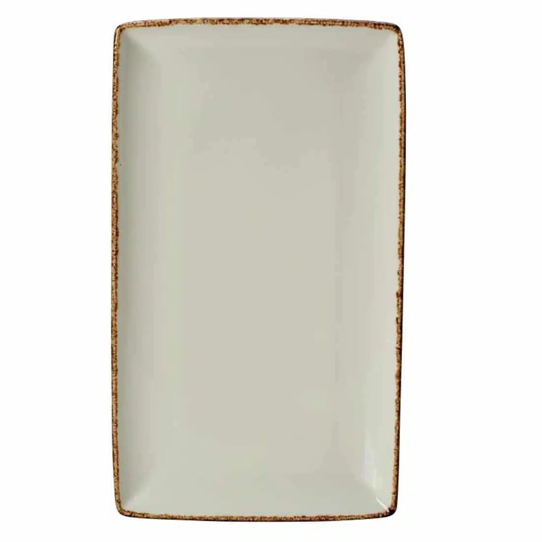 Steelite Brown Dapple Rectangle Three Plates